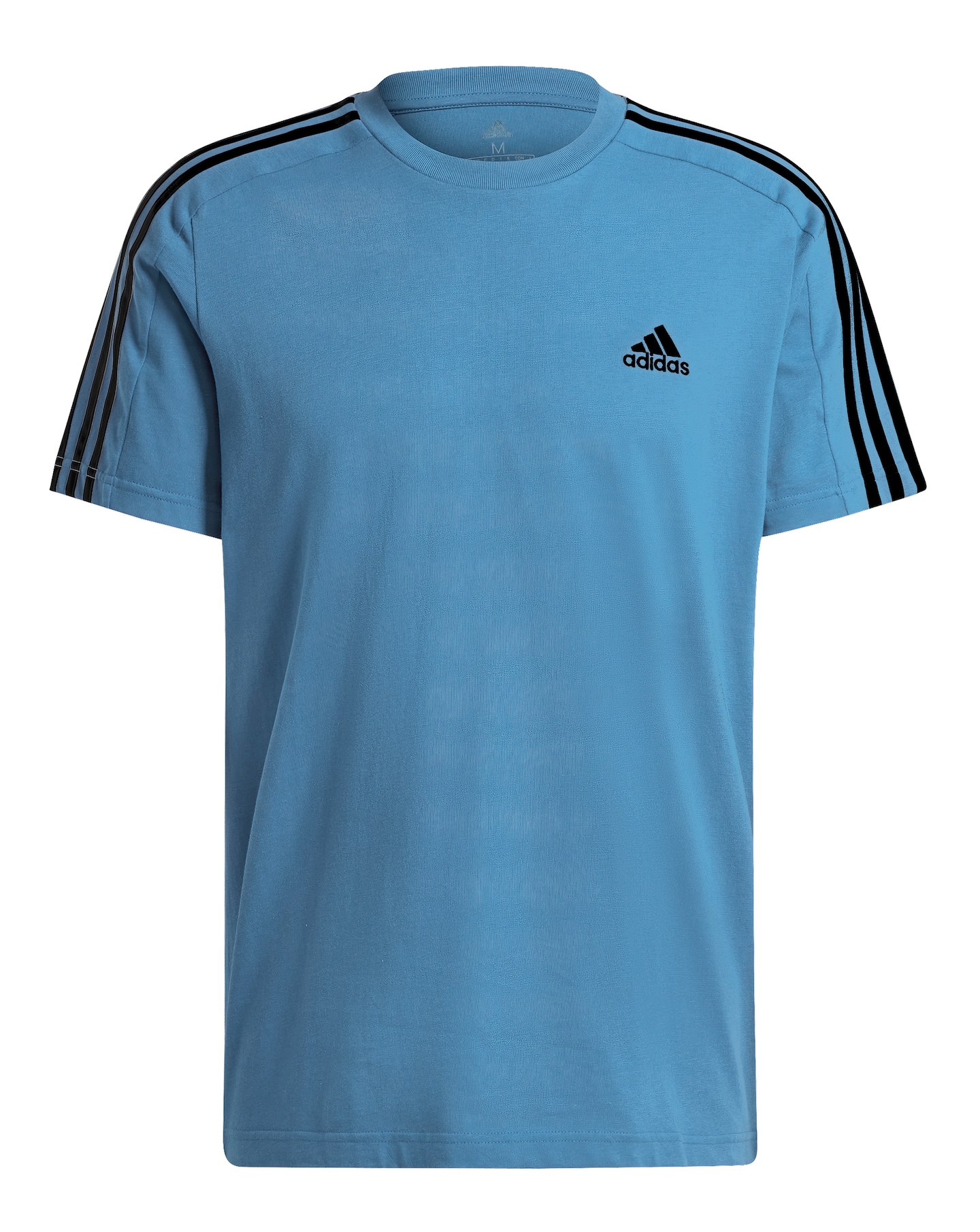 Adidas 3 stripe mens t shirt online