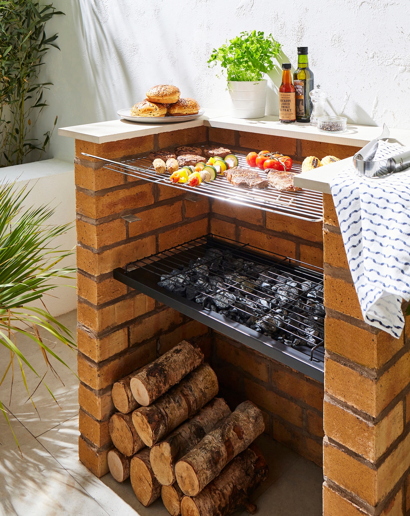 DIY Built in Charcoal BBQ Marisota