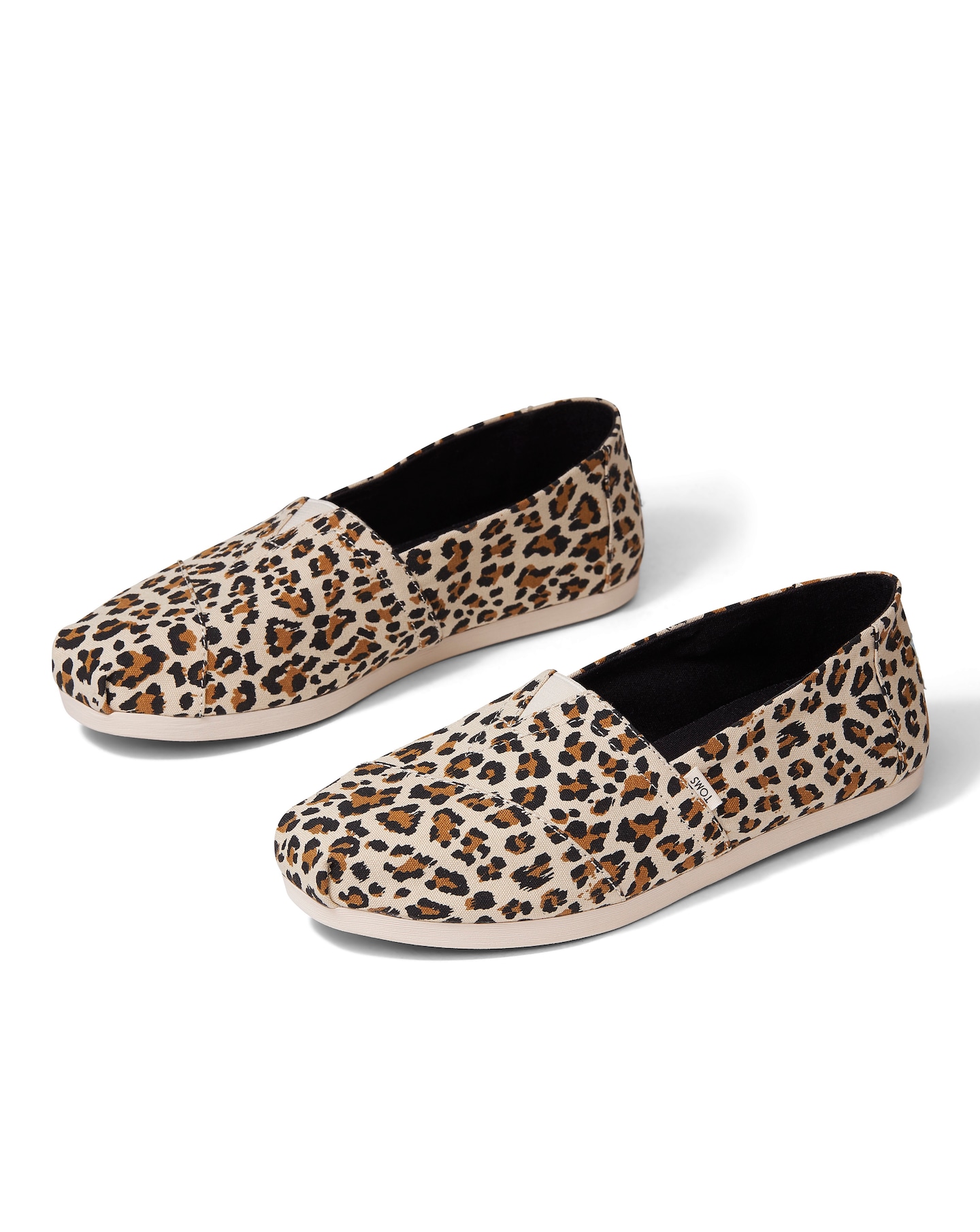 Leopard shop canvas toms