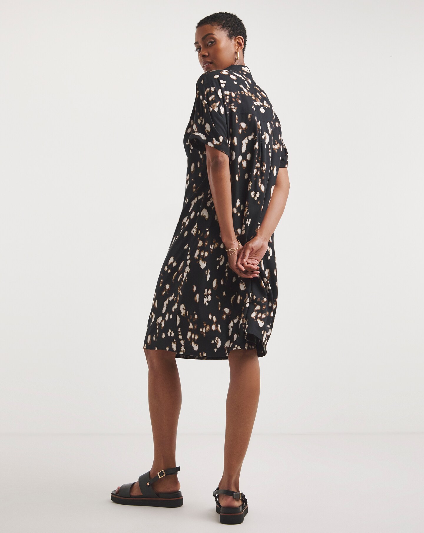 Liberty print store shirt dress